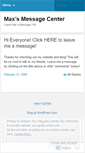 Mobile Screenshot of mrmaxmoses.wordpress.com