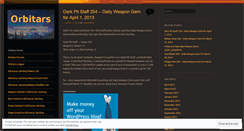 Desktop Screenshot of orbitars.wordpress.com