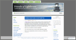 Desktop Screenshot of lighthousefriends.wordpress.com