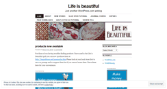Desktop Screenshot of lifeisbeautifulbom.wordpress.com