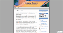 Desktop Screenshot of biopsy.wordpress.com