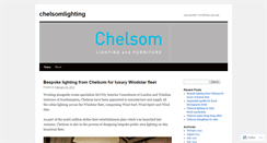 Desktop Screenshot of chelsomlighting.wordpress.com