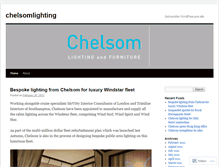Tablet Screenshot of chelsomlighting.wordpress.com