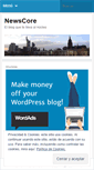 Mobile Screenshot of newscore.wordpress.com