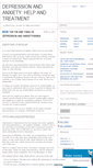 Mobile Screenshot of ibeatdepression.wordpress.com