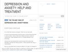 Tablet Screenshot of ibeatdepression.wordpress.com