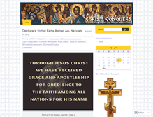 Tablet Screenshot of christconquers.wordpress.com