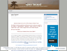 Tablet Screenshot of operationtacaud.wordpress.com