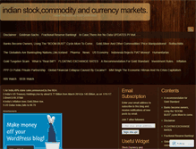 Tablet Screenshot of bharatmarkets.wordpress.com