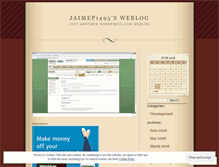 Tablet Screenshot of jaimep1493.wordpress.com