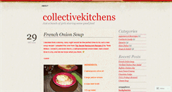 Desktop Screenshot of collectivekitchens.wordpress.com