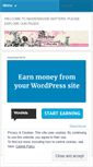 Mobile Screenshot of maidenshade.wordpress.com