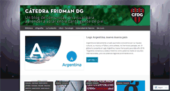 Desktop Screenshot of catedrafridman.wordpress.com