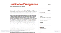 Desktop Screenshot of justicenotvengeance.wordpress.com