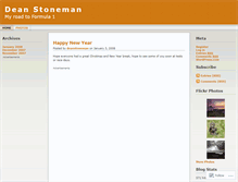 Tablet Screenshot of deanstoneman.wordpress.com