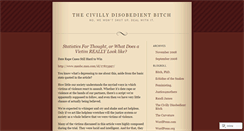 Desktop Screenshot of civillydisobedientbitch.wordpress.com