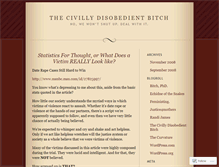 Tablet Screenshot of civillydisobedientbitch.wordpress.com