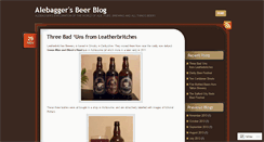 Desktop Screenshot of alebaggersbeerblog.wordpress.com