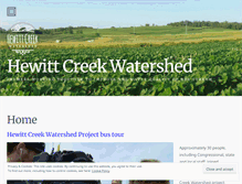 Tablet Screenshot of hewittcreek.wordpress.com