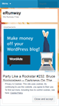 Mobile Screenshot of erunway.wordpress.com