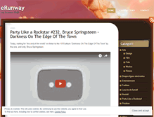 Tablet Screenshot of erunway.wordpress.com