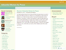 Tablet Screenshot of adventistwomen4peace.wordpress.com