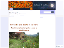 Tablet Screenshot of casitadelasflores.wordpress.com