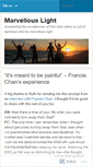 Mobile Screenshot of marvellouslight.wordpress.com