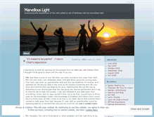 Tablet Screenshot of marvellouslight.wordpress.com