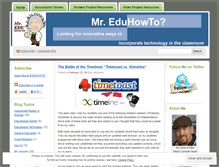 Tablet Screenshot of eduhowto.wordpress.com