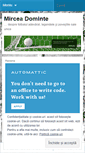 Mobile Screenshot of mircea21dominte.wordpress.com