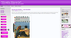 Desktop Screenshot of cirujialiteraria.wordpress.com
