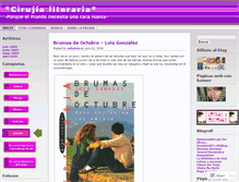 Tablet Screenshot of cirujialiteraria.wordpress.com