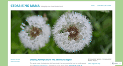 Desktop Screenshot of cedarringmama.wordpress.com