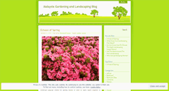 Desktop Screenshot of gardeninglandscaping.wordpress.com