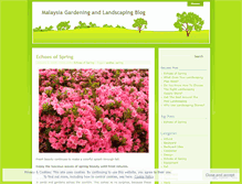 Tablet Screenshot of gardeninglandscaping.wordpress.com