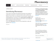 Tablet Screenshot of placemancy.wordpress.com