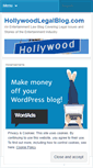 Mobile Screenshot of hollywoodlegalblog.wordpress.com
