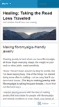 Mobile Screenshot of healinglesstraveled.wordpress.com