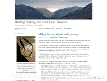Tablet Screenshot of healinglesstraveled.wordpress.com