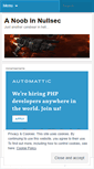 Mobile Screenshot of noobinnullsec.wordpress.com