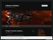 Tablet Screenshot of noobinnullsec.wordpress.com