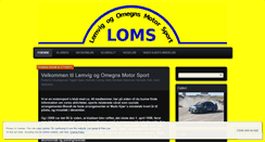 Desktop Screenshot of lemvigmotorsport.wordpress.com