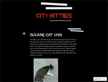 Tablet Screenshot of citykitties.wordpress.com