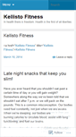 Mobile Screenshot of kellistofitness.wordpress.com