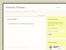 Tablet Screenshot of kellistofitness.wordpress.com