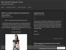 Tablet Screenshot of mysecrettreasuretroveforsale.wordpress.com