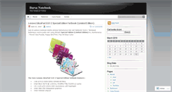 Desktop Screenshot of bursanotebook.wordpress.com