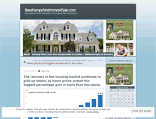 Tablet Screenshot of newhampshirehomes4sale.wordpress.com