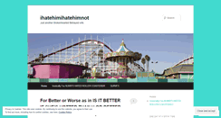 Desktop Screenshot of ihatehimihatehimnot.wordpress.com
